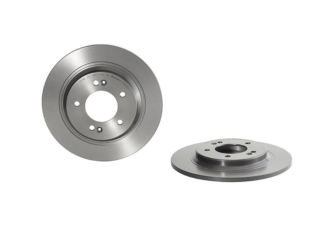 08D22011 Brembo Rear solid brake disc