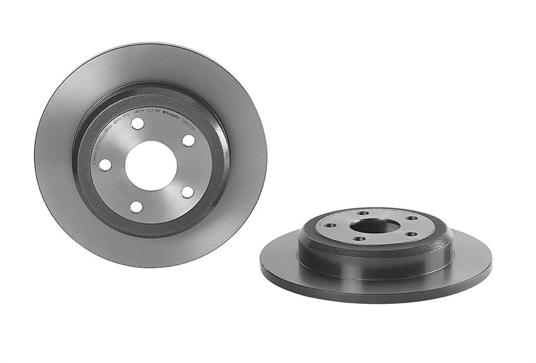 08N23311 Brembo Bremsscheibe hinten voll