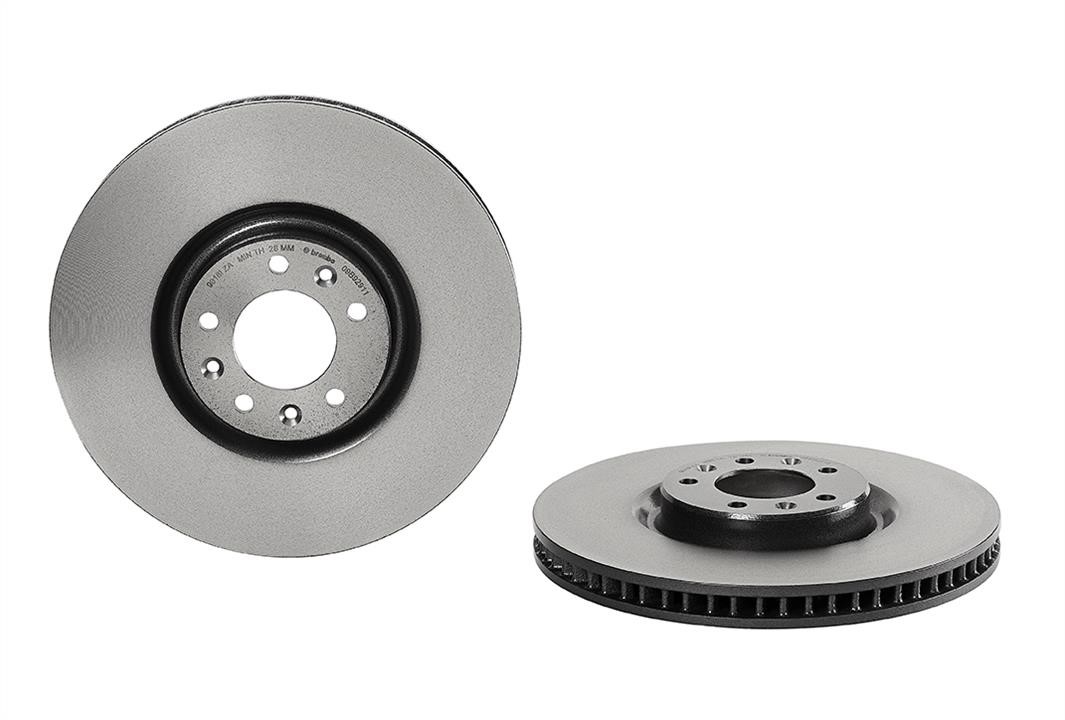 Brembo 09.B929.11 Ventilated disc brake, 1 pcs. 09B92911: Buy near me in Poland at 2407.PL - Good price!