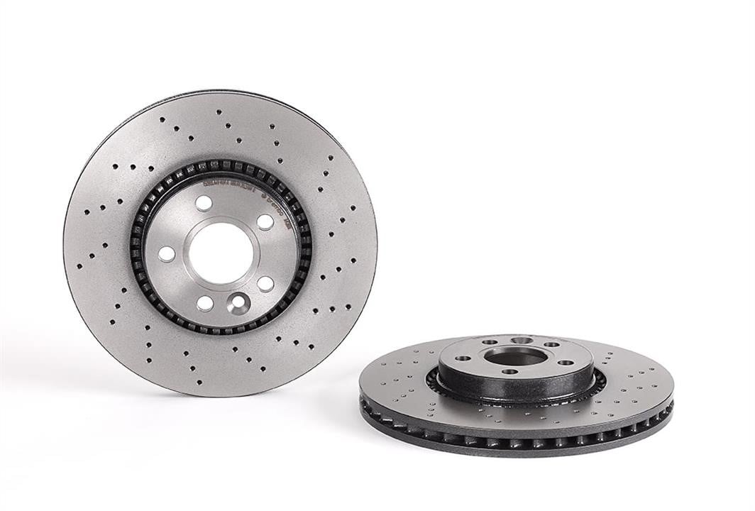 Brembo 09.A426.1X Ventilated brake disc with perforation 09A4261X: Buy near me in Poland at 2407.PL - Good price!