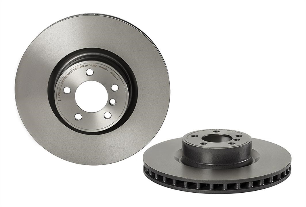 Тормозной диск передний вентилируемый Brembo 09.A771.11