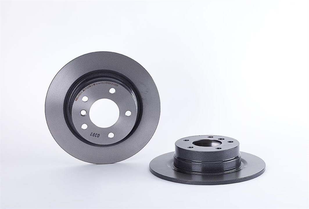 Brembo 08.A205.11 Tarcza hamulcowa tylna, niewentylowana 08A20511: Dobra cena w Polsce na 2407.PL - Kup Teraz!