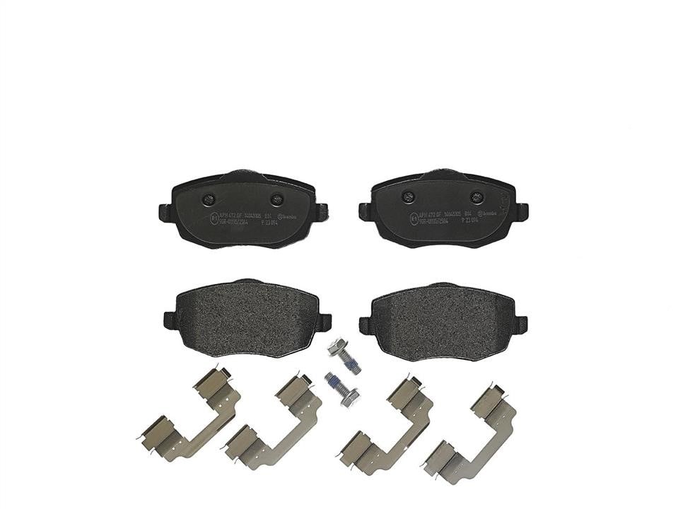 P23094 Brembo Klocki hamulcowe, zestaw