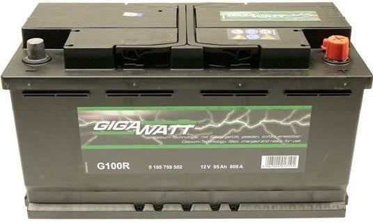 Gigawatt 0 185 759 502 Akumulator Gigawatt 12V 95AH 800A(EN) R+ 0185759502: Dobra cena w Polsce na 2407.PL - Kup Teraz!