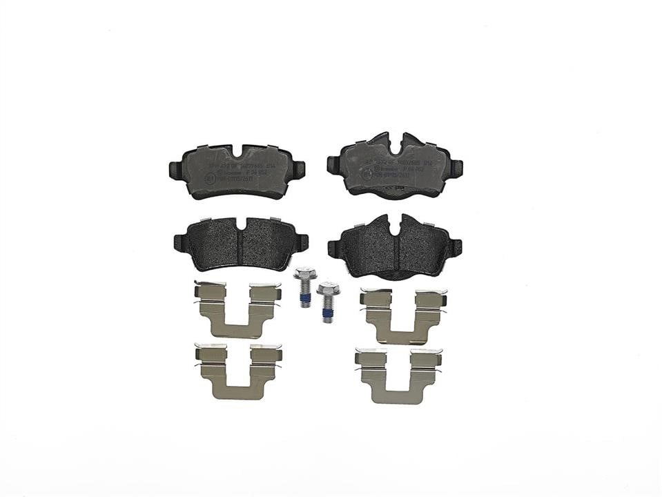 P06052 Brembo Klocki hamulcowe, zestaw