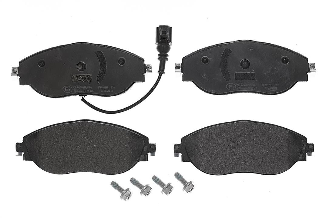 P85144 Brembo Klocki hamulcowe, zestaw
