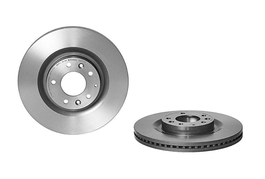 09C17711 Brembo Vented brake disc, 1 pc
