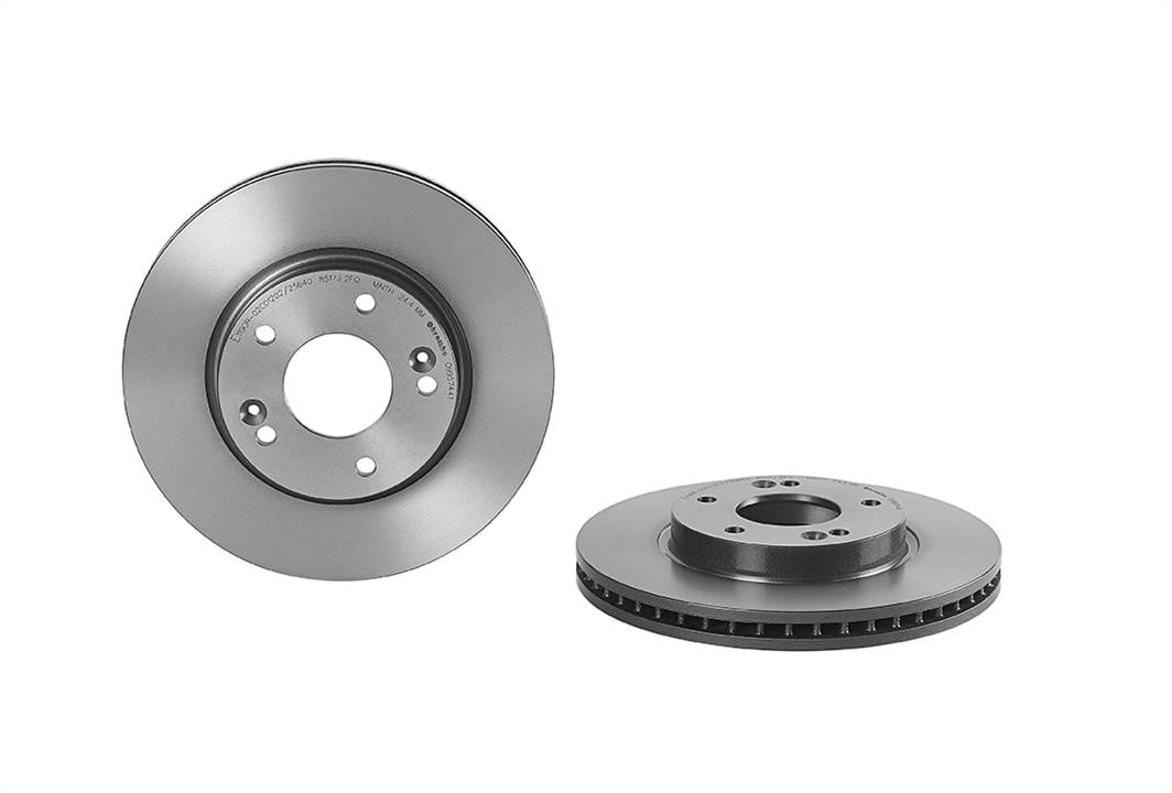 Brembo 09.9574.41 Ventilated disc brake, 1 pcs. 09957441: Buy near me in Poland at 2407.PL - Good price!