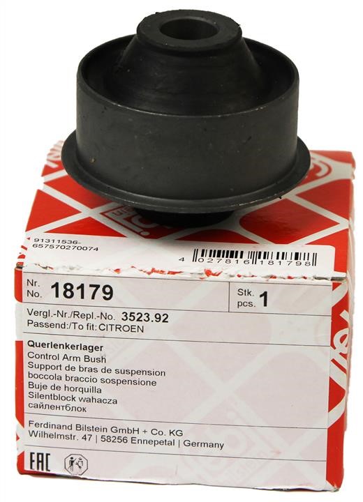 Front lower control arm rear bushing febi 18179