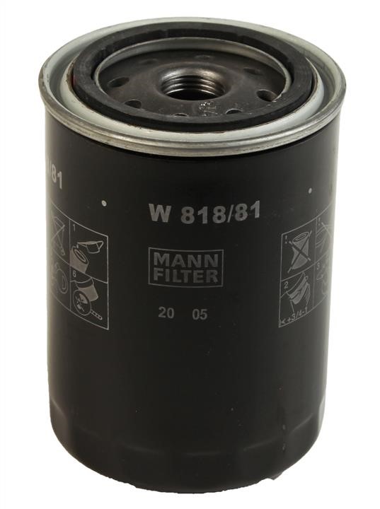Mann-Filter W 818/81 Oil Filter W81881: Buy near me in Poland at 2407.PL - Good price!