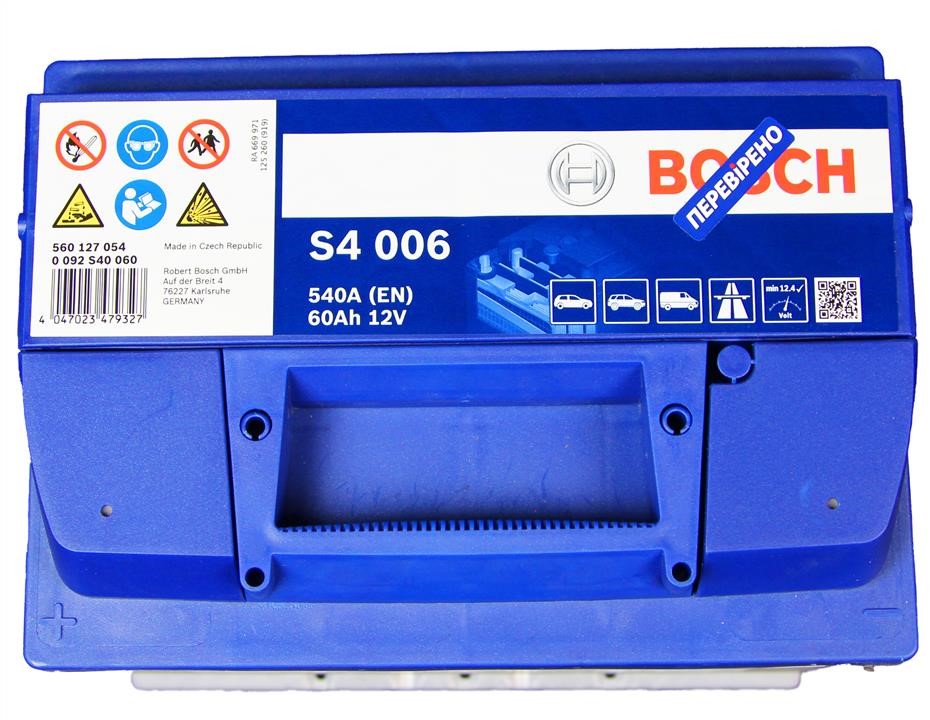Bosch 0 092 S40 060 Akumulator Bosch 12V 60AH 540A(EN) L+ 0092S40060: Dobra cena w Polsce na 2407.PL - Kup Teraz!