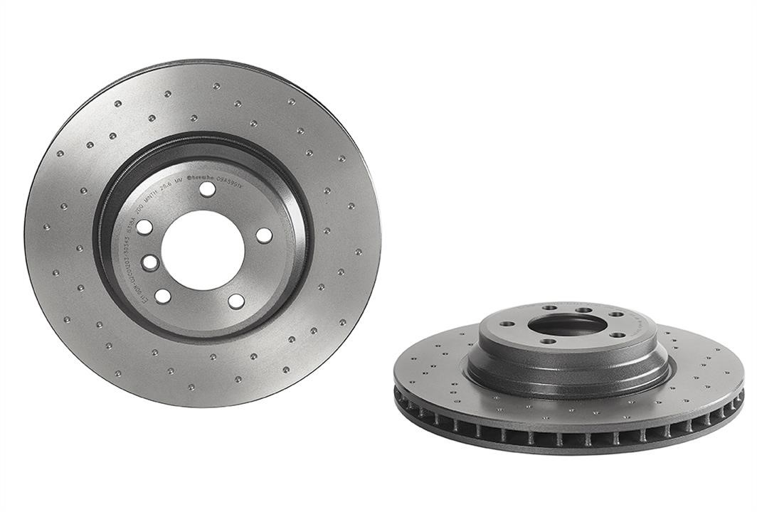 Brembo 09.A599.1X Ventilated brake disc with perforation 09A5991X: Buy near me in Poland at 2407.PL - Good price!