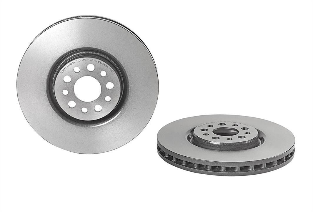 09768021 Brembo Front vented brake disc