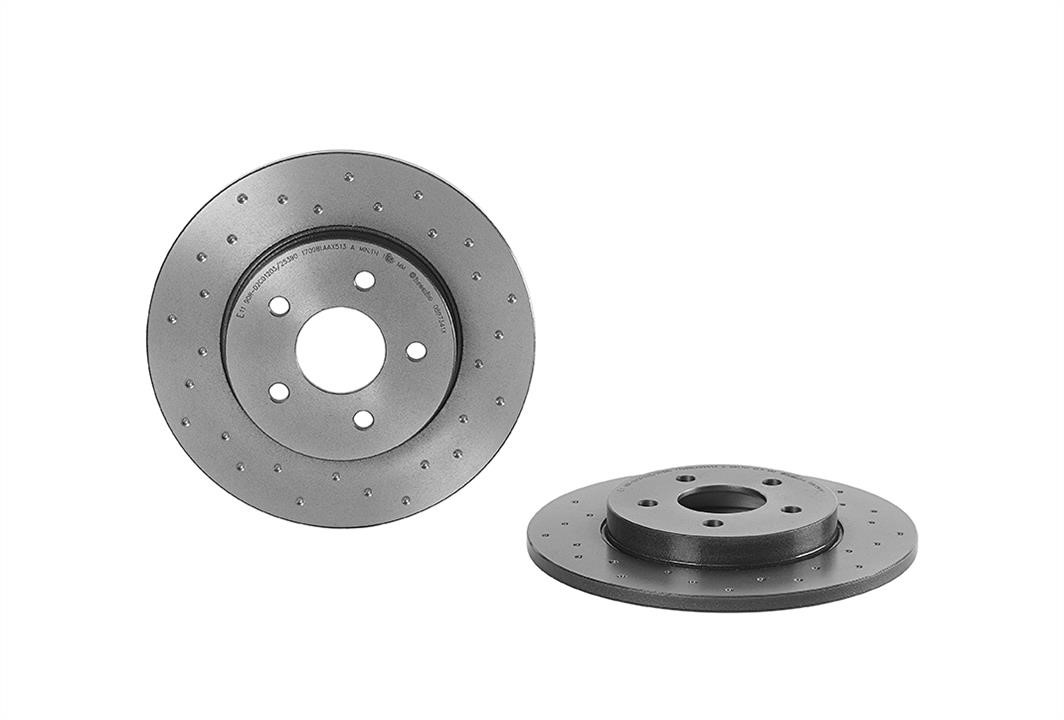 Brembo 08.9734.1X Unventilated brake disc 0897341X: Buy near me in Poland at 2407.PL - Good price!
