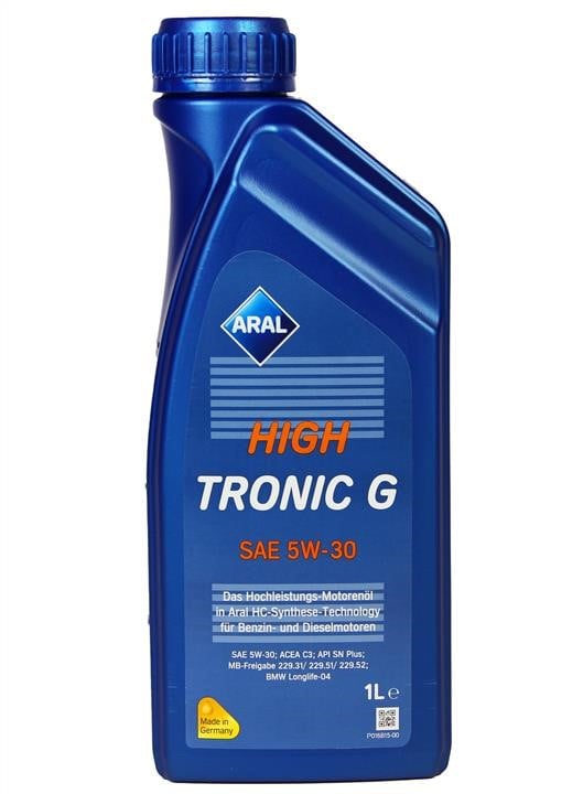 Aral 14FEEE Engine oil Aral HighTronic G 5W-30, 1L 14FEEE: Buy near me at 2407.PL in Poland at an Affordable price!