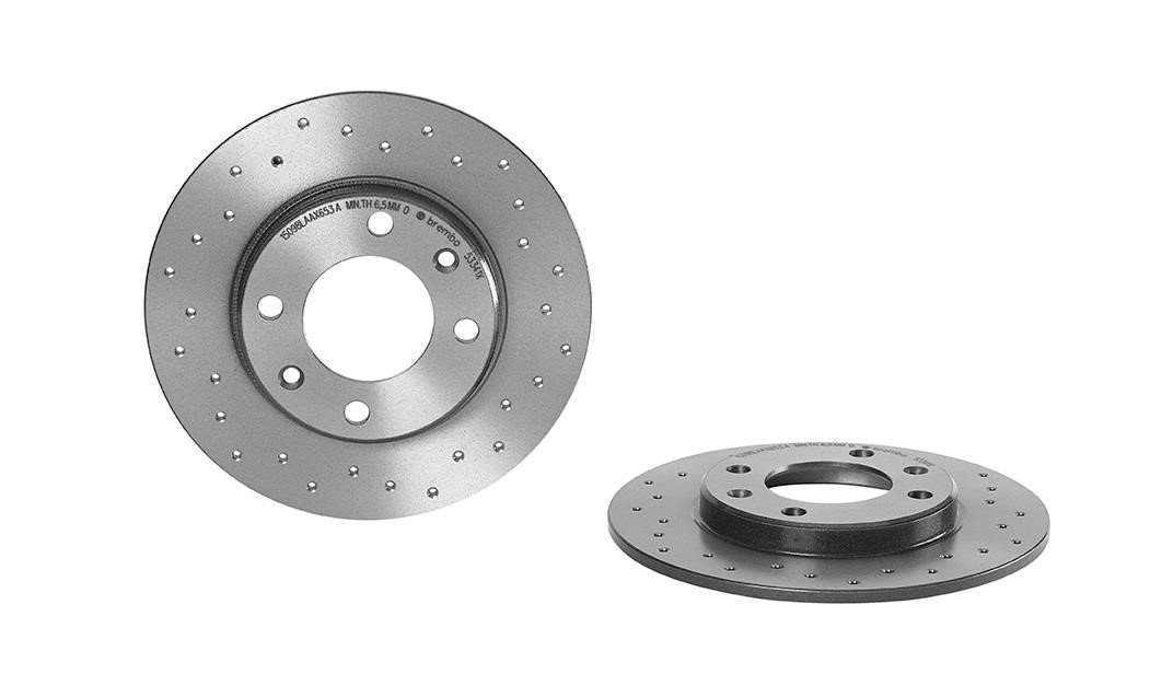 Brembo 08.5334.1X Unventilated brake disc 0853341X: Buy near me in Poland at 2407.PL - Good price!