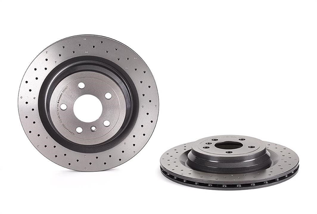 Brembo 09.A959.21 Rear ventilated brake disc 09A95921: Buy near me in Poland at 2407.PL - Good price!