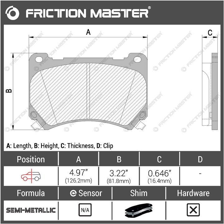 Buy Friction Master MKD1396 at a low price in Poland!
