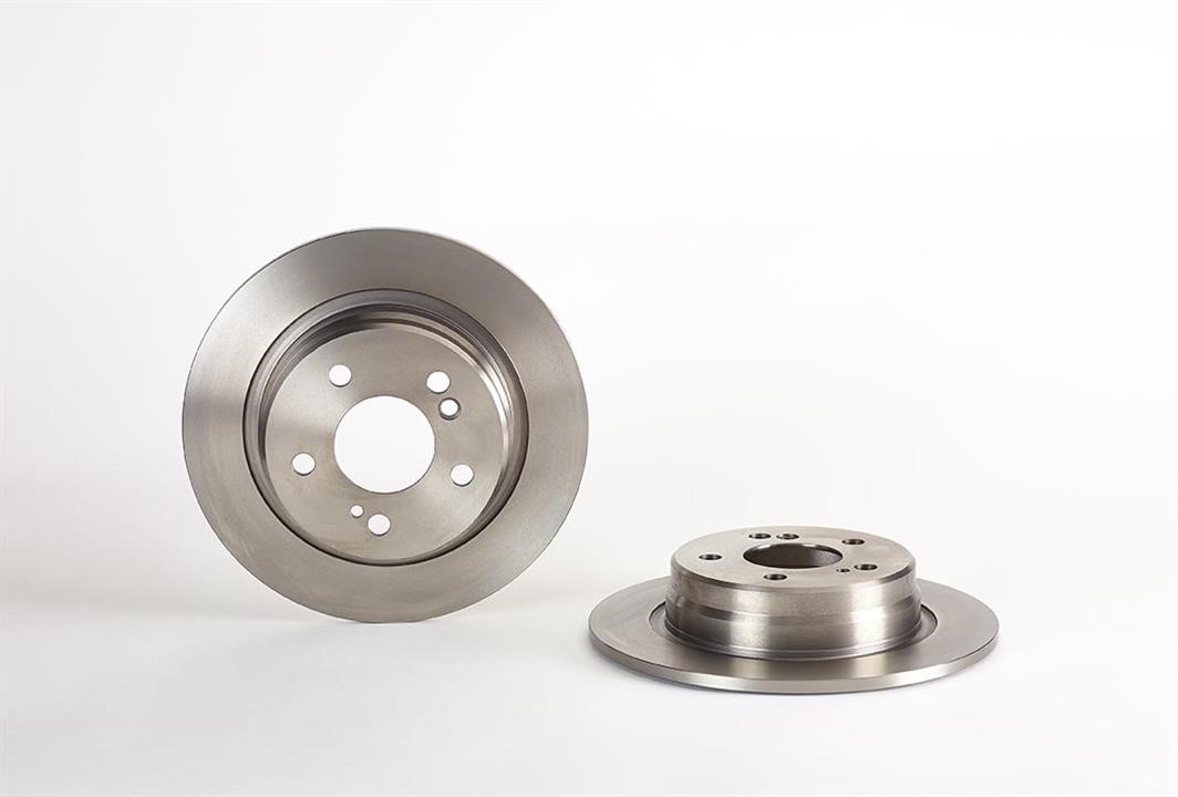 Brembo 08.5178.10 Rear brake disc, non-ventilated 08517810: Buy near me at 2407.PL in Poland at an Affordable price!