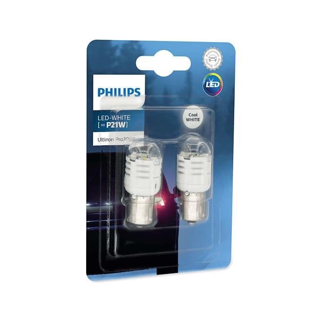 Philips 11498U30CWB2 Lamp LED Philips Ultinon Pro3000 P21W White 12V W1,75 (2 pcs.) 11498U30CWB2: Buy near me in Poland at 2407.PL - Good price!