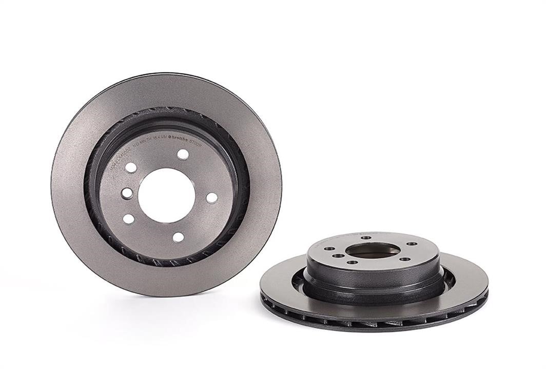 09870011 Brembo Vented brake disc, 1 pc