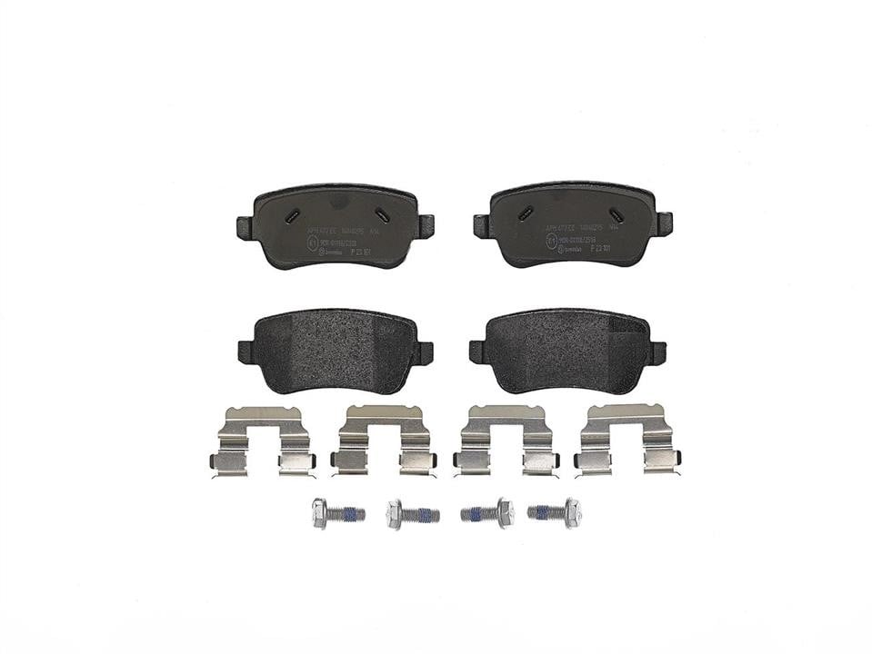 Brembo P 23 101 Brake Pad Set, disc brake P23101: Buy near me in Poland at 2407.PL - Good price!