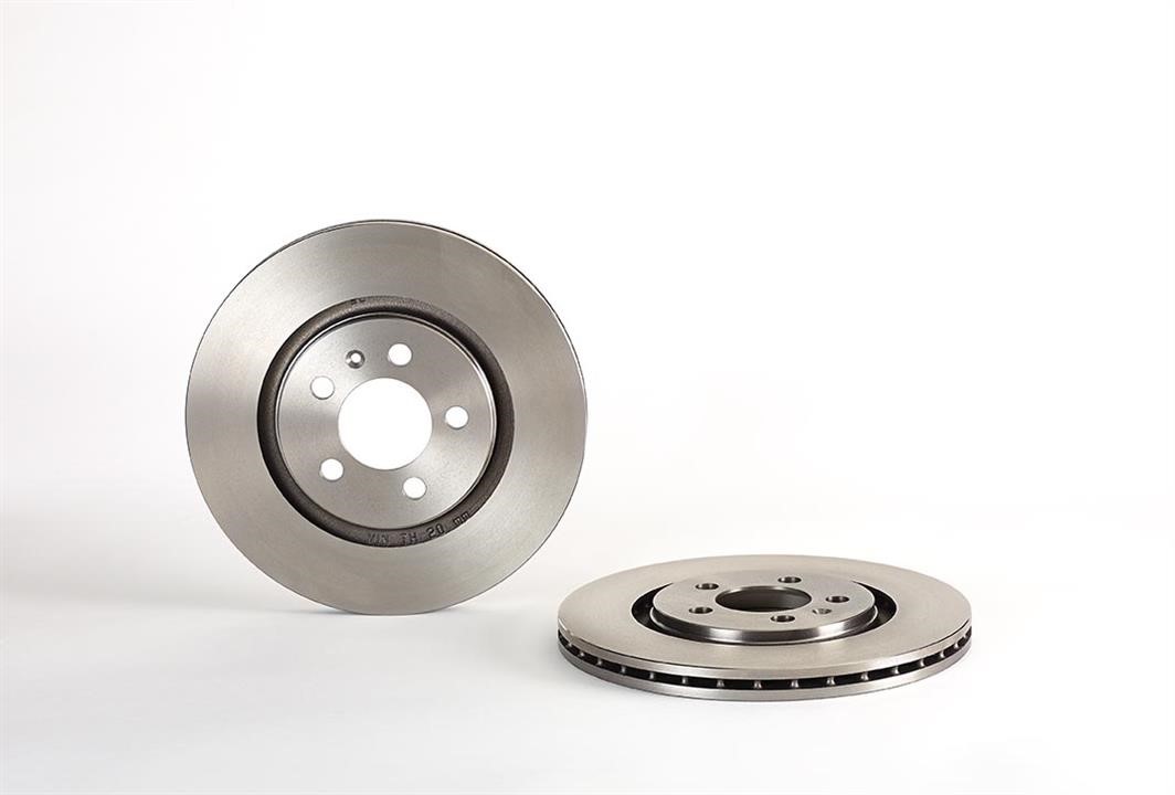 Brembo 09.5570.10 Ventilated disc brake, 1 pcs. 09557010: Buy near me in Poland at 2407.PL - Good price!