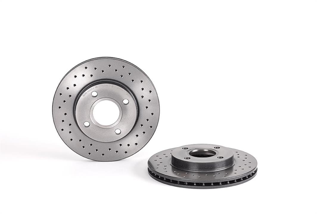 Brembo 09.7806.1X Ventilated brake disc with perforation 0978061X: Buy near me in Poland at 2407.PL - Good price!