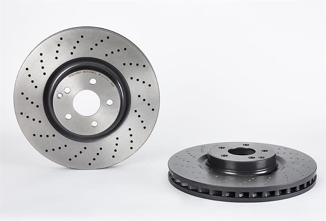 09A81911 Brembo Front vented brake disc