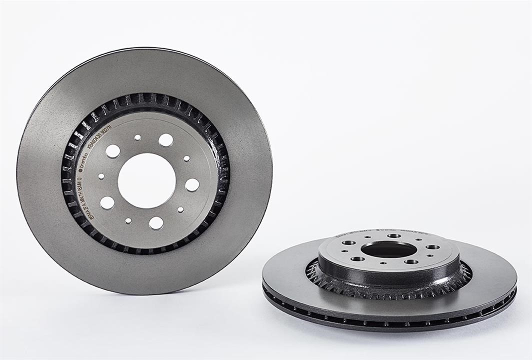 Brembo 09.9827.11 Rear ventilated brake disc 09982711: Buy near me in Poland at 2407.PL - Good price!