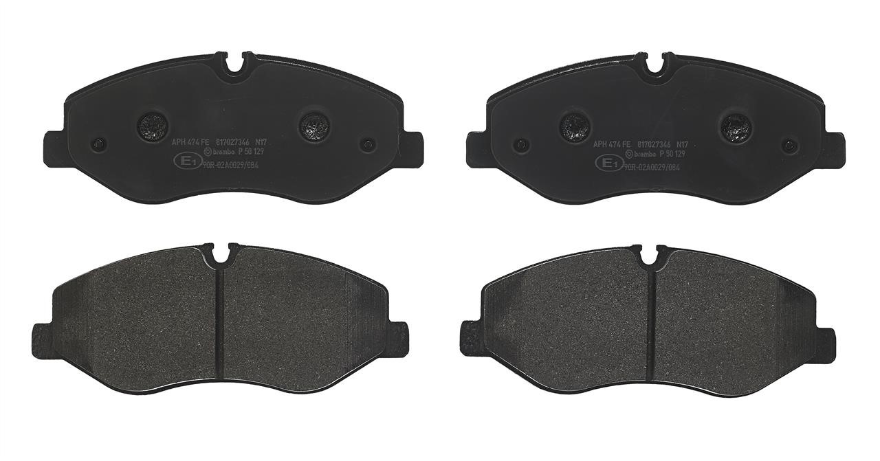Brembo P 50 129 Brake pad set P50129: Buy near me at 2407.PL in Poland at an Affordable price! P50129 Brembo Brake pad set