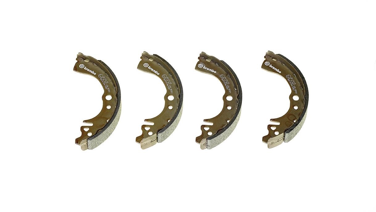 S16507 Brembo Колодки тормозные барабанные, комплект