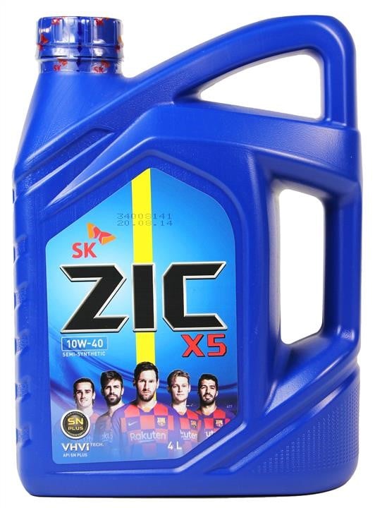 ZIC 162650 Engine oil ZIC X5 10W-40, 4L 162650: Buy near me in Poland at 2407.PL - Good price!