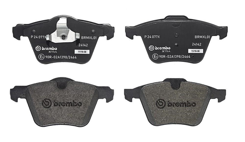 Brembo P 24 077X Тормозные колодки дисковые BREMBO XTRA, комплект P24077X: Отличная цена - Купить в Польше на 2407.PL!