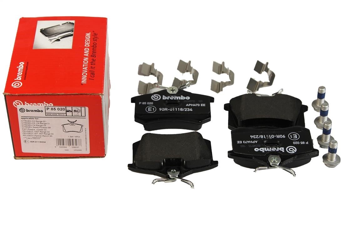 Bremsbelagsatz Brembo P 85 020