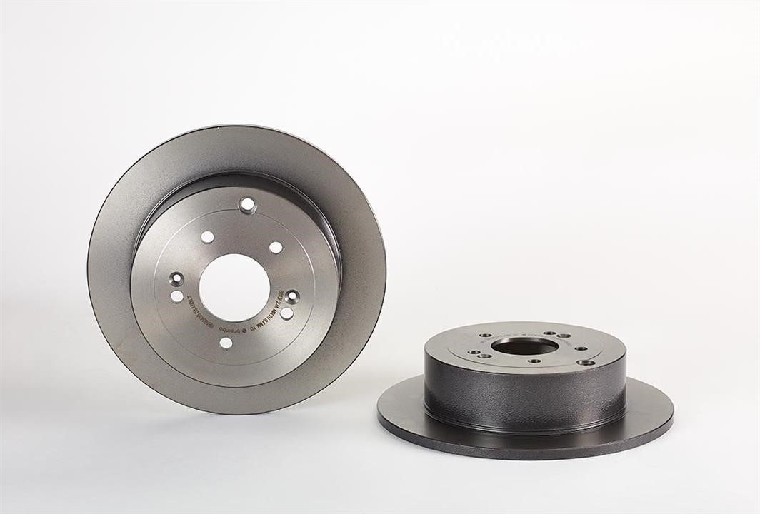 Brembo 08.A600.11 Rear brake disc, non-ventilated 08A60011: Buy near me in Poland at 2407.PL - Good price!