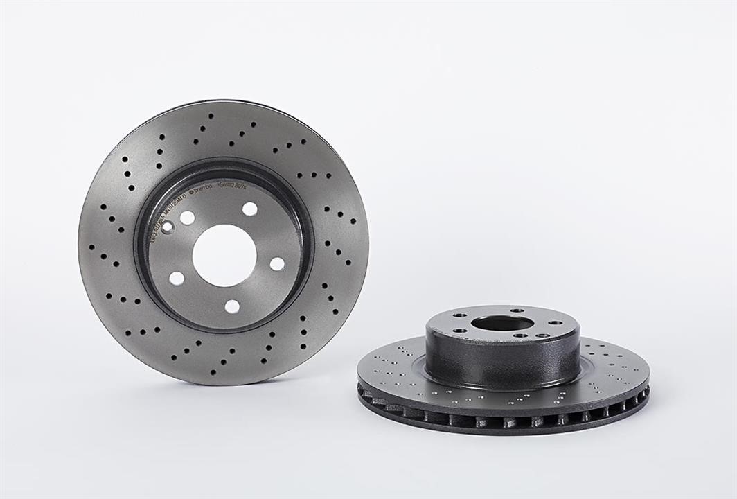 09812711 Brembo Innenbelüftete Bremsscheibe perforiert