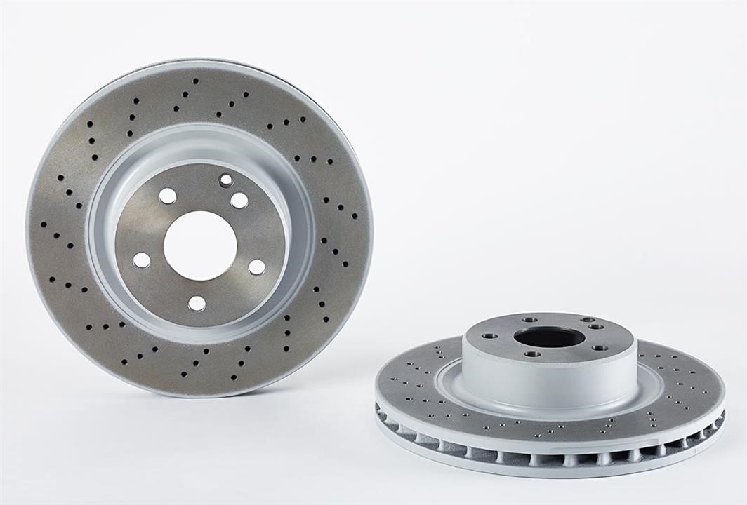 09A35311 Brembo Innenbelüftete Bremsscheibe perforiert