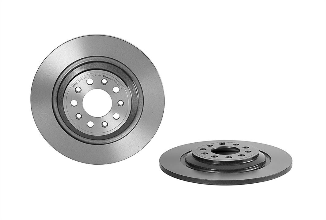 08N28381 Brembo Bremsscheibe hinten voll