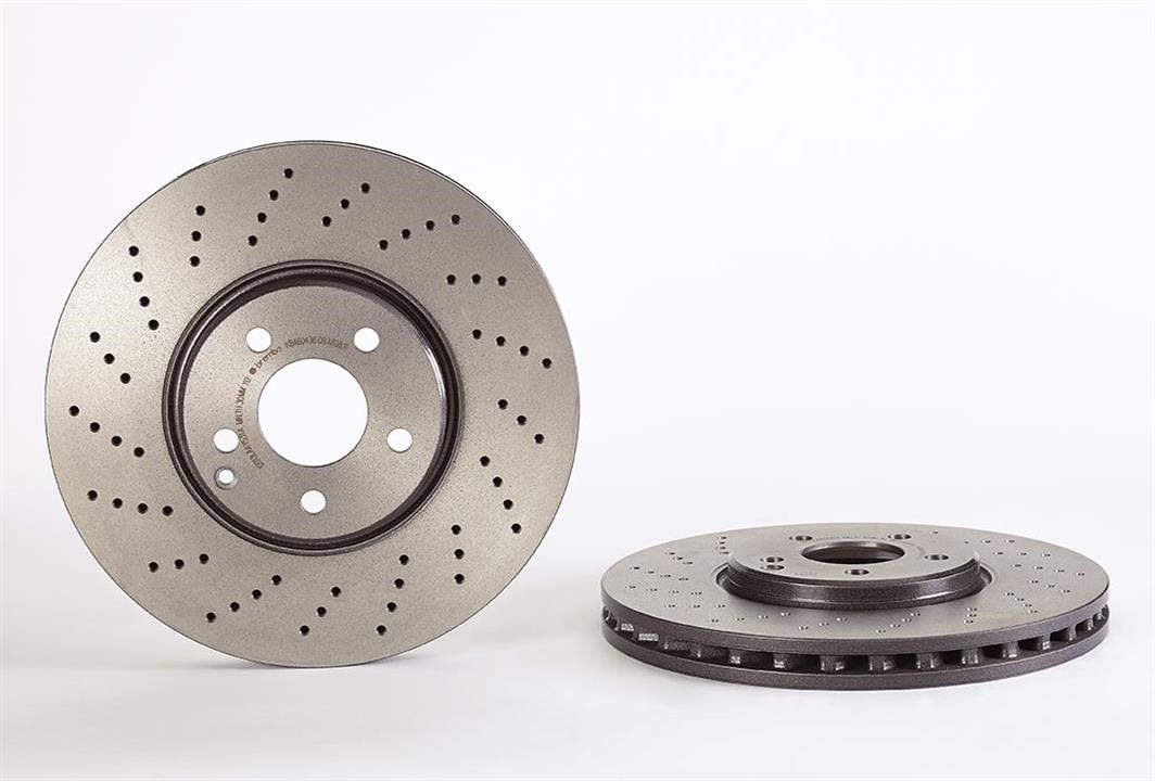 09A82811 Brembo Bremsscheibe vorne belüftet
