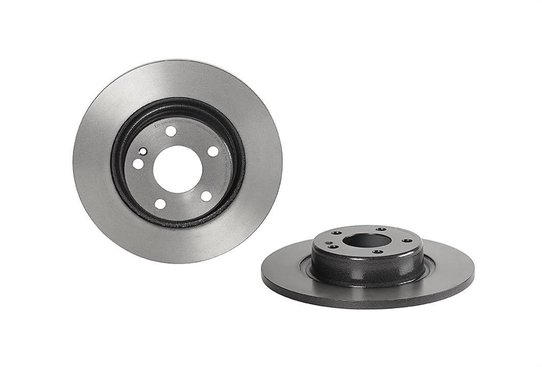 08D53013 Brembo Unbelüftete Bremsscheibe