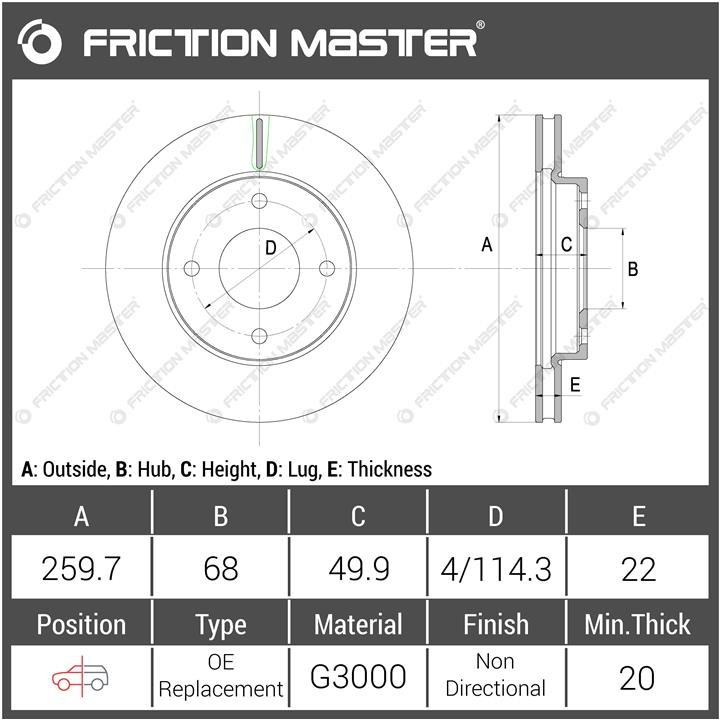 Kaufen Sie Friction Master R1367 zu einem günstigen Preis in Polen!