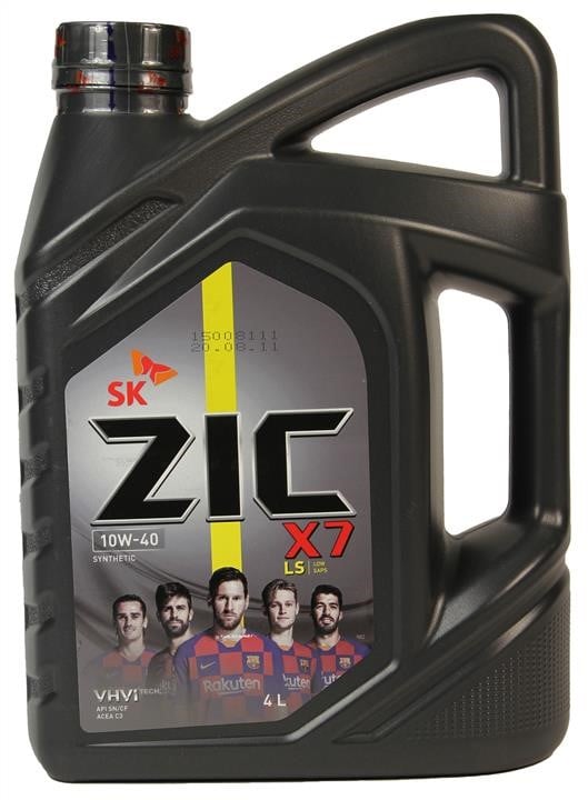 ZIC 162620 Engine oil ZIC X7 LS 10W-40, 4L 162620: Buy near me in Poland at 2407.PL - Good price!