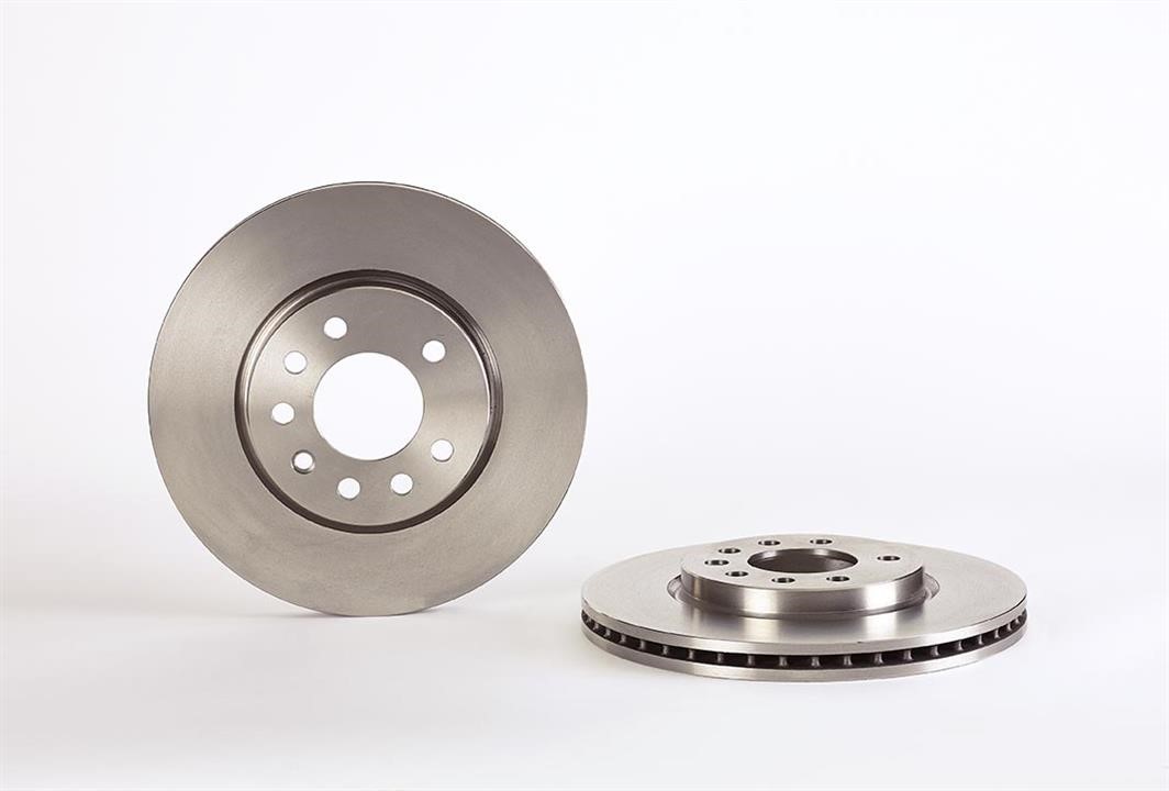 09580710 Brembo Front vented brake disc
