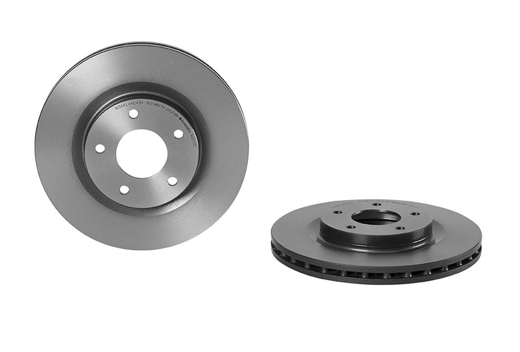 Brembo 09.A637.21 Front brake disc ventilated 09A63721: Buy near me in Poland at 2407.PL - Good price!