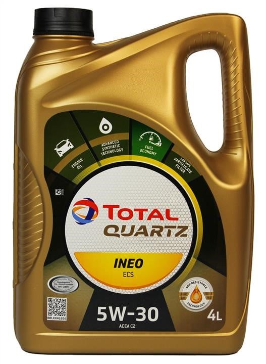 Engine Oil Total Quartz INEO ECS 5W-30 Fuel Economy 5W30 4L : :  Automotive
