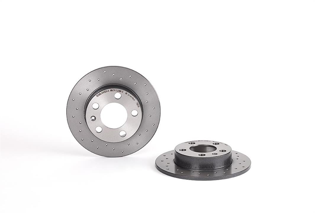 Brembo 08.7165.1X Unventilated brake disc 0871651X: Buy near me in Poland at 2407.PL - Good price!