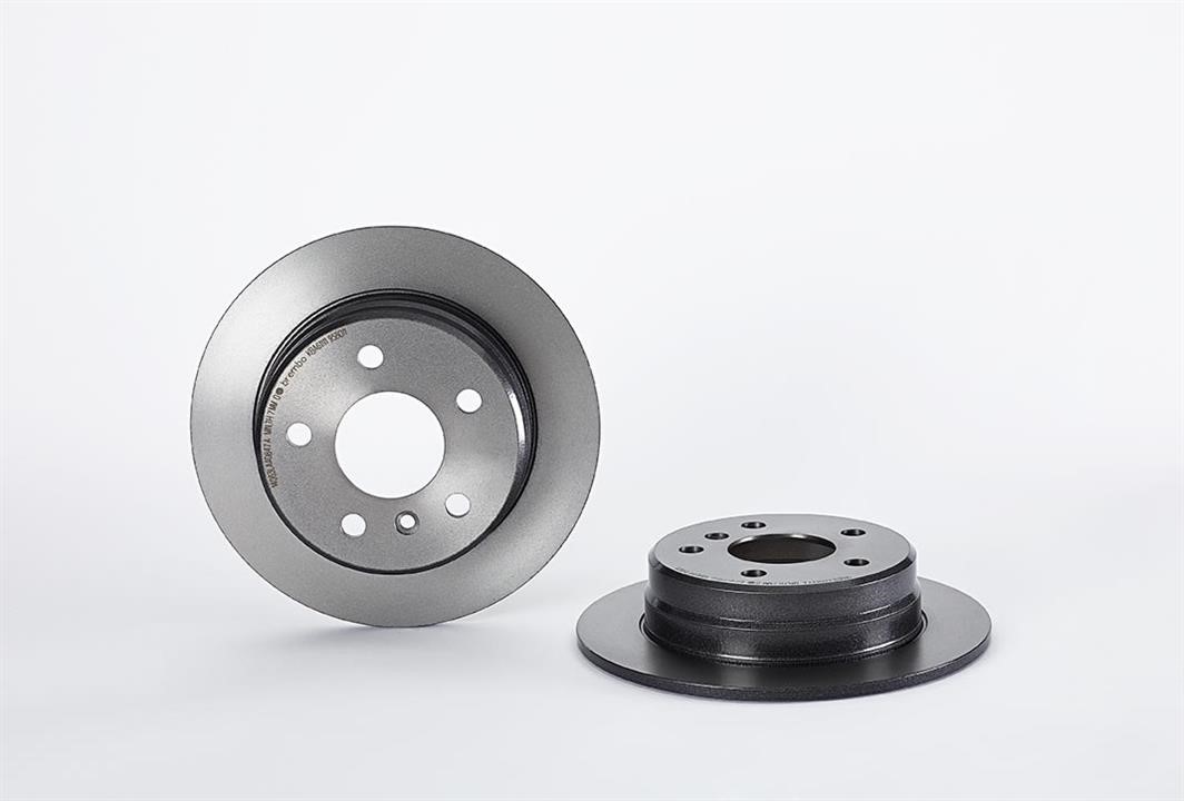 Brembo 08.9580.11 Rear brake disc, non-ventilated 08958011: Buy near me in Poland at 2407.PL - Good price!