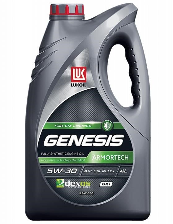 Lukoil 3173877 Engine oil LUKOIL GENESIS ARMORTECH DX1 5W-30, 4L 3173877: Buy near me in Poland at 2407.PL - Good price!
