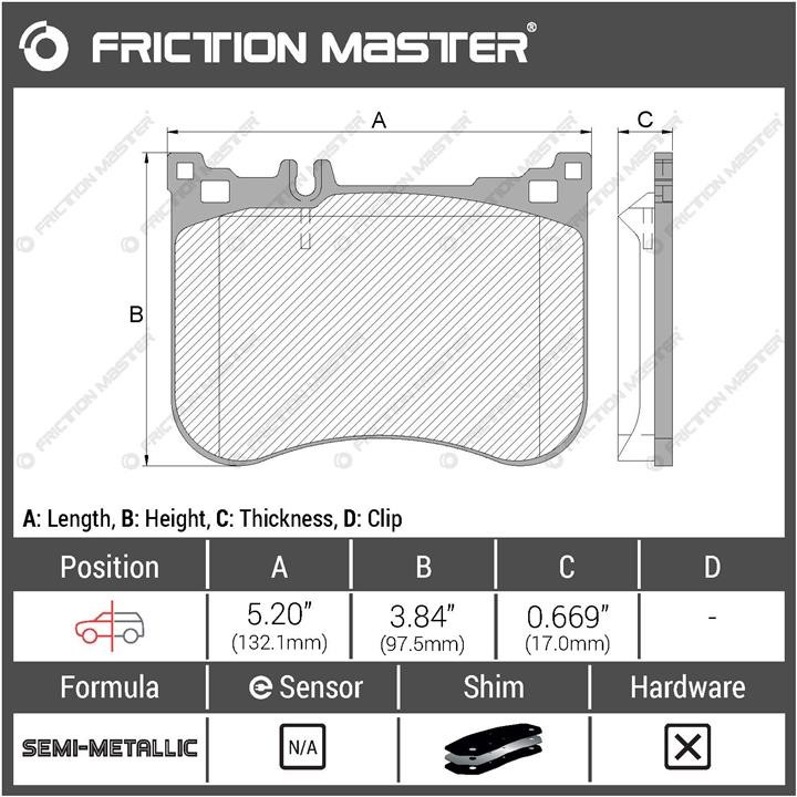 Buy Friction Master MKD1688 at a low price in Poland!